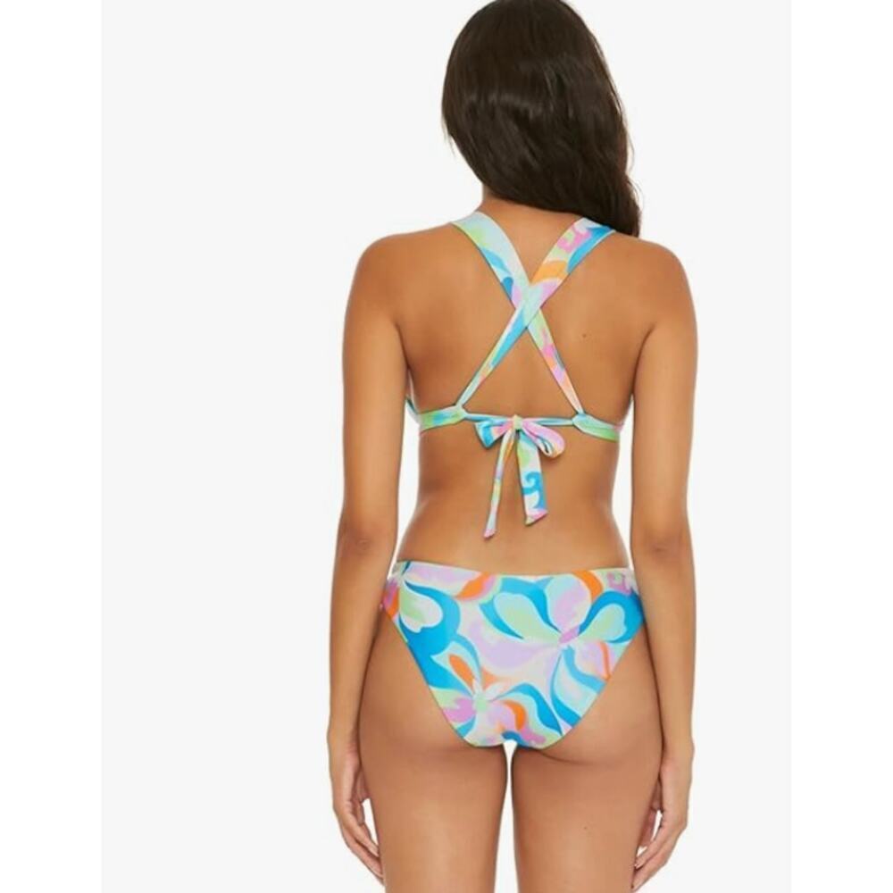 Becca All That Glitter Side Split Hipster Bikini Bottom Size Medium NWT - Picture 2 of 7